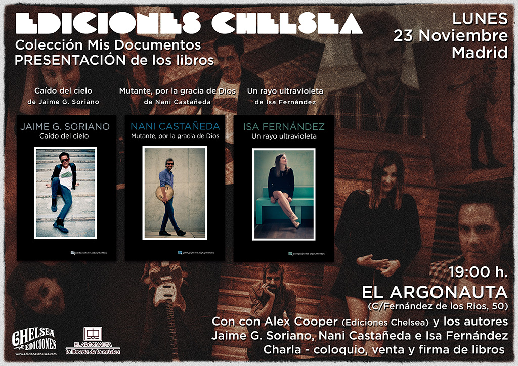 "Mis Documentos - Cuarta Entrega" - Presentación en Madrid-ediciones-chelsea